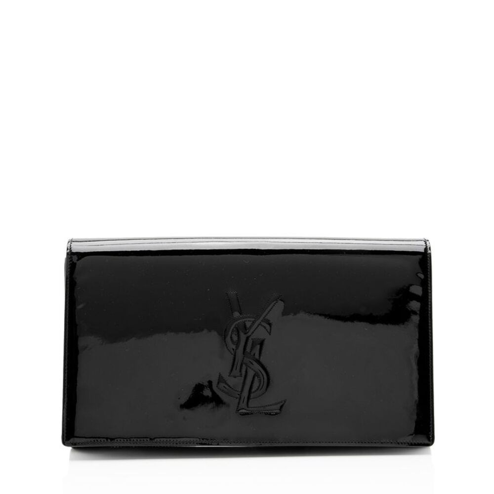 Saint Laurent Patent Leather Belle de Jour Clutch
